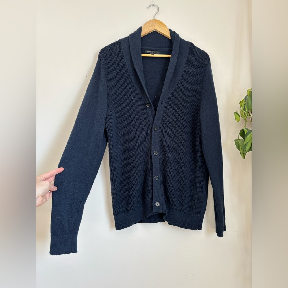 Banana Republic Cable-Knit Shawl Cardigan